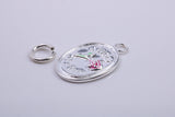 Sweet Sixteen Charm, Traditional Charm, Made from Solid 925 Grade Sterling Silver, Complete with Attachment Link