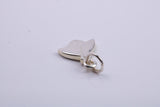 Bumble Bee Charm, Traditional Charm, Made from Solid 925 Grade Sterling Silver, Complete with Attachment Link