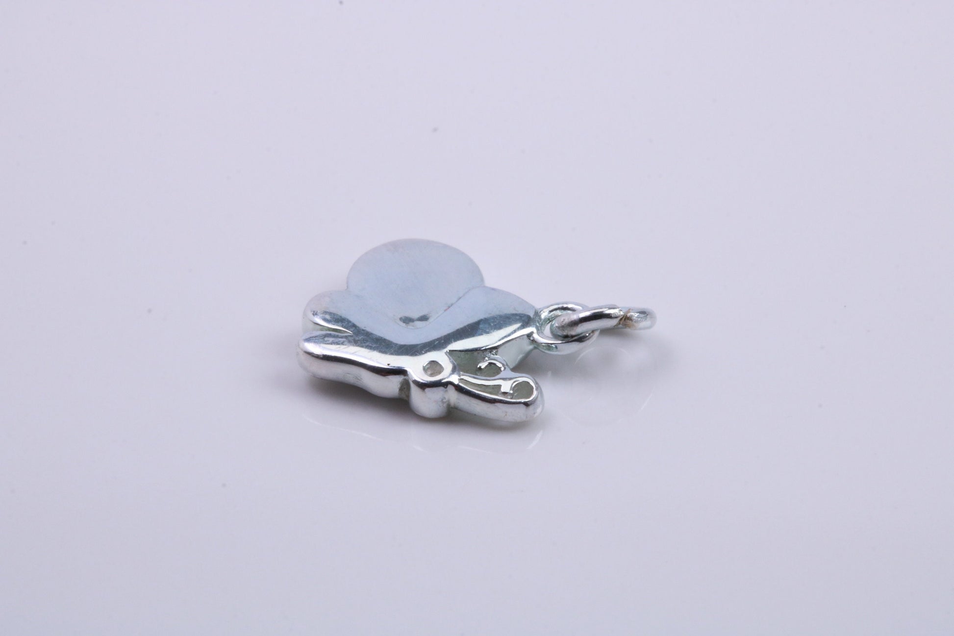 Snail Charm, Traditional Charm, Made from Solid 925 Grade Sterling Silver, Complete with Attachment Link