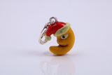 Christmas Stocking Charm, Traditional Charm, Made from Solid 925 Grade Sterling Silver, Complete with Attachment Link