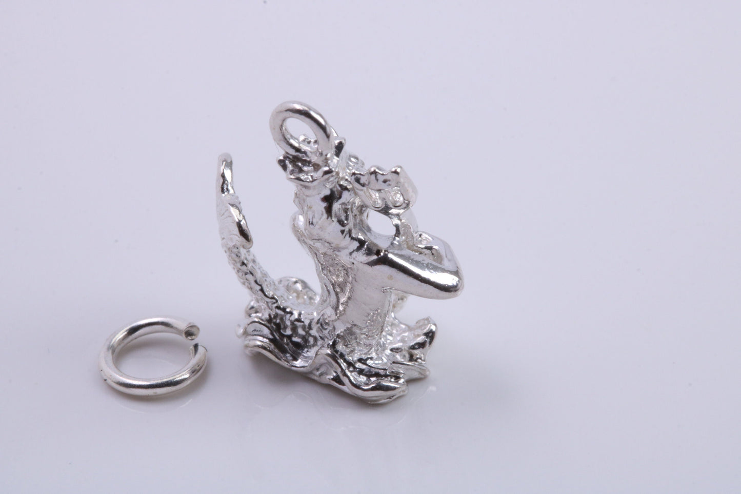Aquarius Zodiac Sign Charm, Traditional Charm, Made from Solid 925 Grade Sterling Silver, Complete with Attachment Link