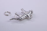 Tiger Charm, Traditional Charm, Made from Solid 925 Grade Sterling Silver, Complete with Attachment Link