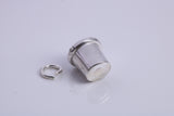 Ice Bucket Charm, Traditional Charm, Made from Solid 925 Grade Sterling Silver, Complete with Attachment Link