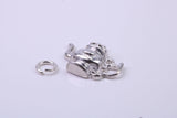 Tea Pot Charm, Traditional Charm, Made from Solid 925 Grade Sterling Silver, Complete with Attachment Link