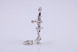 Pied Piper of Hamelin Charm, Traditional Charm, Made from Solid 925 Grade Sterling Silver, Complete with Attachment Link