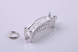 Bridge Charm, Traditional Charm, Made from Solid 925 Grade Sterling Silver, Complete with Attachment Link