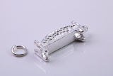 Bridge Charm, Traditional Charm, Made from Solid 925 Grade Sterling Silver, Complete with Attachment Link