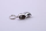 Clog Charm, Traditional Charm, Made from Solid 925 Grade Sterling Silver, Complete with Attachment Link