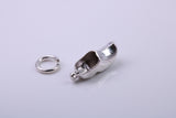 Clog Charm, Traditional Charm, Made from Solid 925 Grade Sterling Silver, Complete with Attachment Link