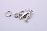 Coffee Pot Charm, Traditional Charm, Made from Solid 925 Grade Sterling Silver, Complete with Attachment Link