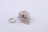 Hedge Hog Charm, Traditional Charm, Made from Solid 925 Grade Sterling Silver, Complete with Attachment Link