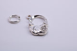 Head Phone Charm, Traditional Charm, Made from Solid 925 Grade Sterling Silver, Complete with Attachment Link