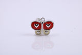 Butterfly Charm, Traditional Charm, Made from Solid 925 Grade Sterling Silver, Complete with Attachment Link