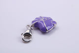 Baby Pram Charm, Traditional Charm, Made from Solid 925 Grade Sterling Silver, Complete with Attachment Link