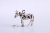 Farm Mule Charm, Traditional Charm, Made from Solid 925 Grade Sterling Silver, Complete with Attachment Link