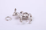 Farm Mule Charm, Traditional Charm, Made from Solid 925 Grade Sterling Silver, Complete with Attachment Link