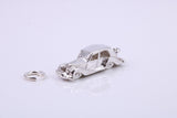 Vintage Car Charm, Traditional Charm, Made from Solid 925 Grade Sterling Silver, Complete with Attachment Link