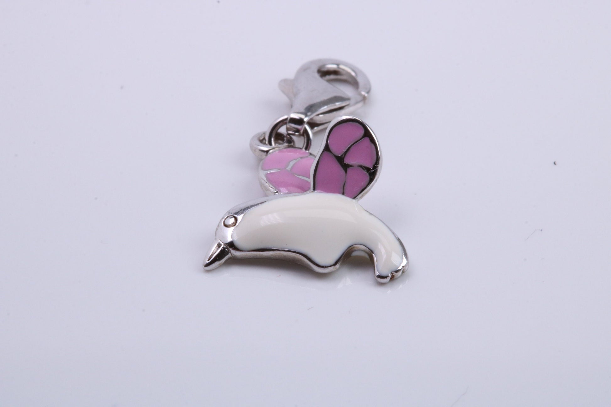 Humming Bird Charm, Traditional Charm, Made from Solid 925 Grade Sterling Silver, Complete with Attachment Link