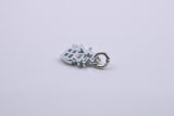 Oriental Writing Charm, Traditional Charm, Made from Solid 925 Grade Sterling Silver, Complete with Attachment Link