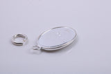 Sweet Sixteen Charm, Traditional Charm, Made from Solid 925 Grade Sterling Silver, Complete with Attachment Link
