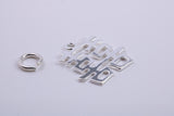 Oriental Writing Charm, Traditional Charm, Made from Solid 925 Grade Sterling Silver, Complete with Attachment Link