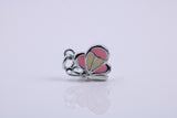 Snail Charm, Traditional Charm, Made from Solid 925 Grade Sterling Silver, Complete with Attachment Link