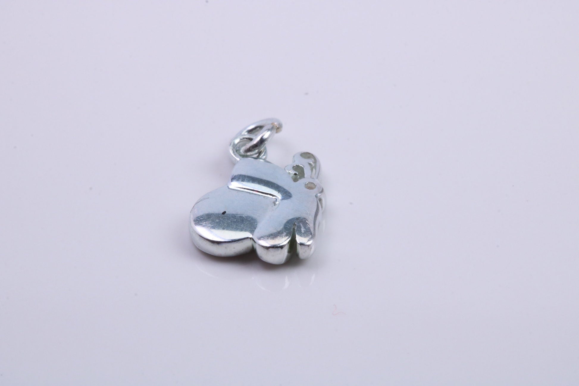 Snail Charm, Traditional Charm, Made from Solid 925 Grade Sterling Silver, Complete with Attachment Link