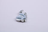 Snail Charm, Traditional Charm, Made from Solid 925 Grade Sterling Silver, Complete with Attachment Link