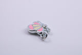 Snail Charm, Traditional Charm, Made from Solid 925 Grade Sterling Silver, Complete with Attachment Link