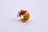 Christmas Stocking Charm, Traditional Charm, Made from Solid 925 Grade Sterling Silver, Complete with Attachment Link