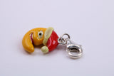 Christmas Stocking Charm, Traditional Charm, Made from Solid 925 Grade Sterling Silver, Complete with Attachment Link