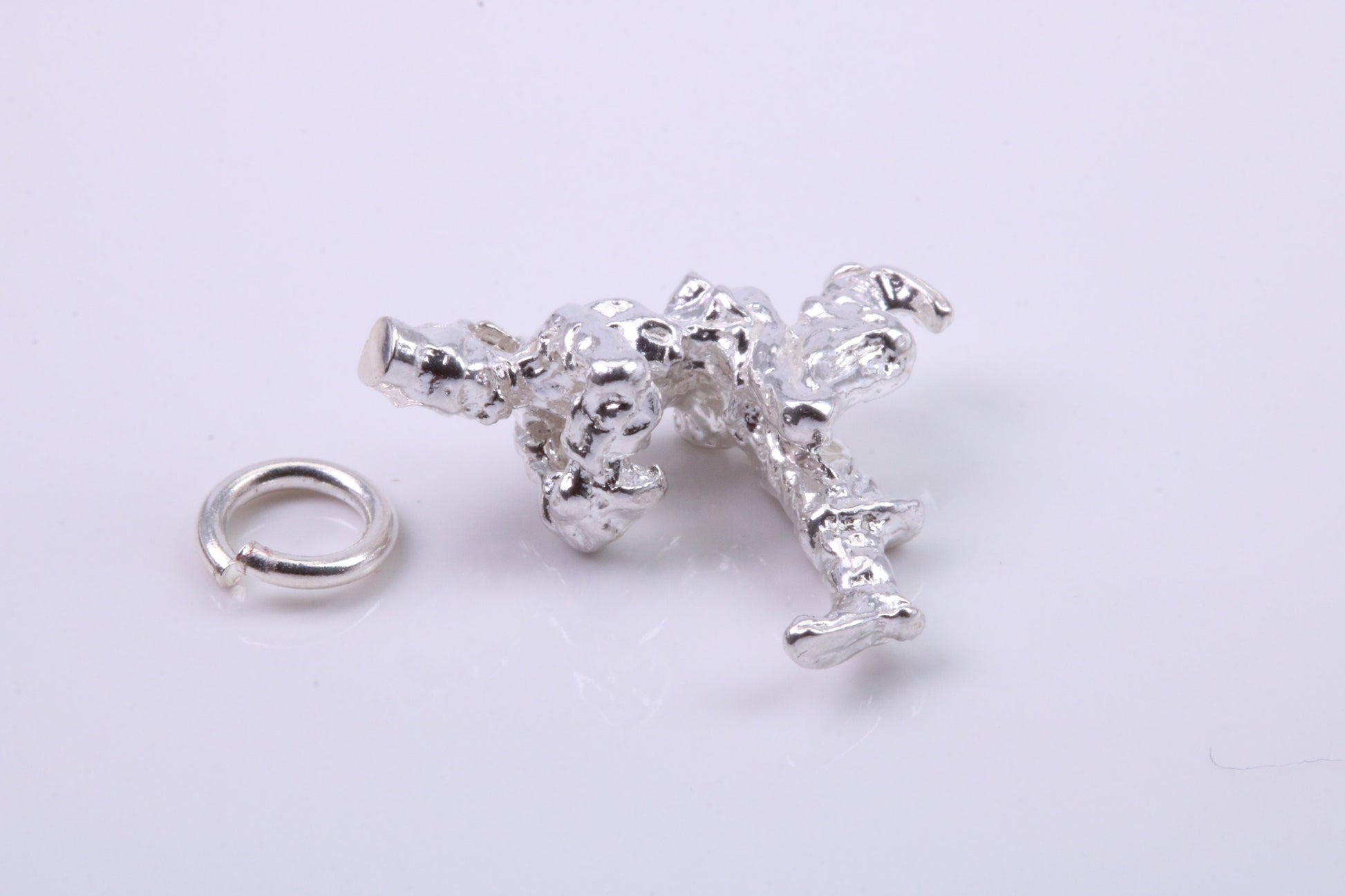 Russian Cossack Charm, Traditional Charm, Made from Solid 925 Grade Sterling Silver, Complete with Attachment Link