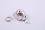 Jockey Hat charm, Traditional Charm, Made from Solid 925 Grade Sterling Silver, Complete with Attachment Link