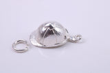 Jockey Hat charm, Traditional Charm, Made from Solid 925 Grade Sterling Silver, Complete with Attachment Link
