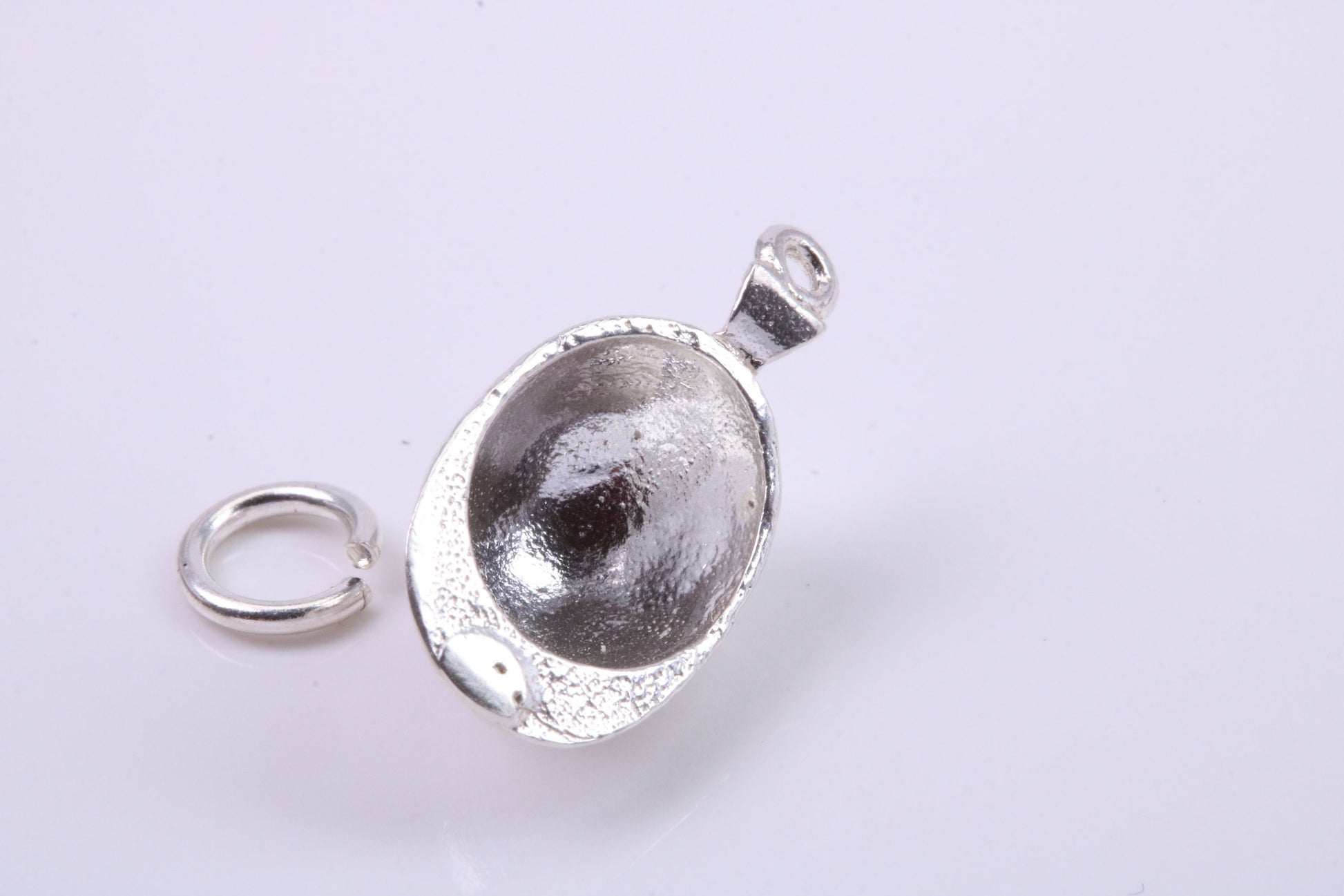 Jockey Hat charm, Traditional Charm, Made from Solid 925 Grade Sterling Silver, Complete with Attachment Link