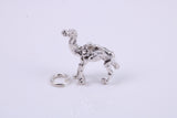 Arabian Camel Charm, Traditional Charm, Made from Solid 925 Grade Sterling Silver, Complete with Attachment Link
