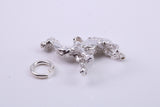 Arabian Camel Charm, Traditional Charm, Made from Solid 925 Grade Sterling Silver, Complete with Attachment Link