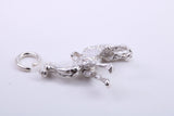 Arabian Camel Charm, Traditional Charm, Made from Solid 925 Grade Sterling Silver, Complete with Attachment Link