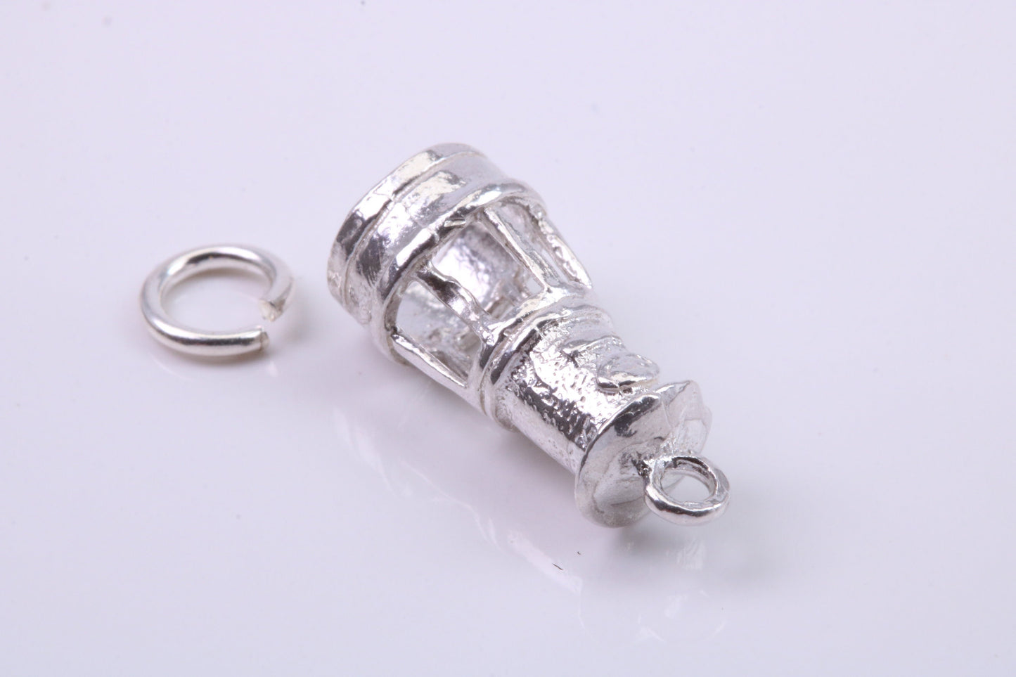 Lighthouse Charm, Traditional Charm, Made from Solid 925 Grade Sterling Silver, Complete with Attachment Link