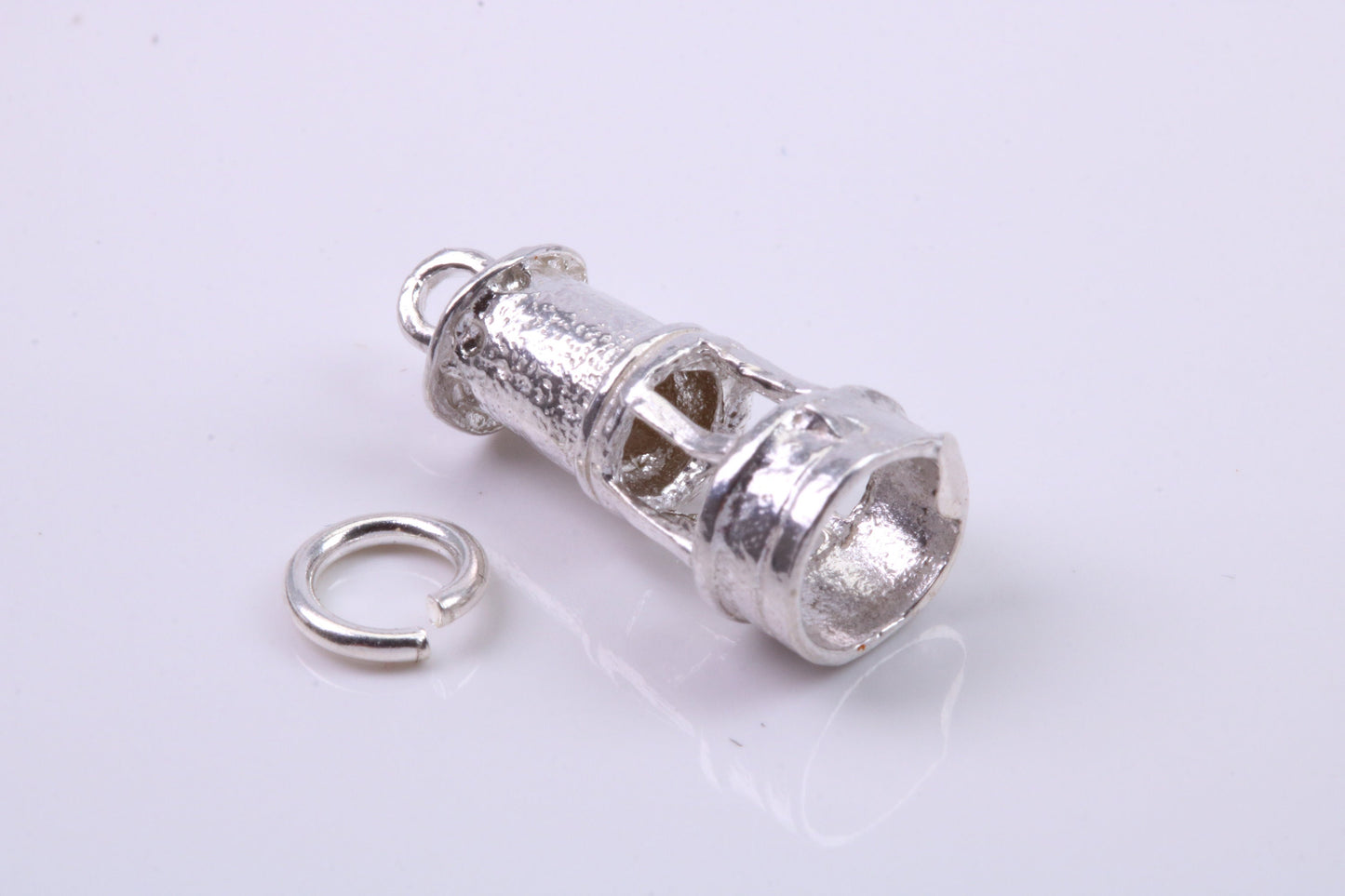 Lighthouse Charm, Traditional Charm, Made from Solid 925 Grade Sterling Silver, Complete with Attachment Link