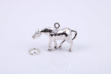 Horse Charm, Traditional Charm, Made from Solid 925 Grade Sterling Silver, Complete with Attachment Link