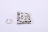 Watermill Charm, Traditional Charm, Made from Solid 925 Grade Sterling Silver, Complete with Attachment Link