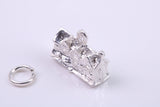 Country Cottage Charm, Traditional Charm, Made from Solid 925 Grade Sterling Silver, Complete with Attachment Link