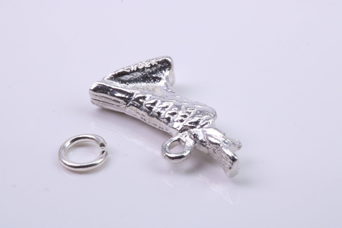 Egyptian Horus Charm, Traditional Charm, Made from Solid 925 Grade Sterling Silver, Complete with Attachment Link