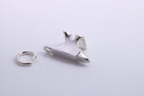 Blacksmiths Anvil Charm, Traditional Charm, Made from Solid 925 Grade Sterling Silver, Complete with Attachment Link