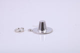 Welsh Hat Charm, Traditional Charm, Made from Solid 925 Grade Sterling Silver, Complete with Attachment Link