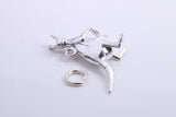Kangaroo Charm, Traditional Charm, Made from Solid 925 Grade Sterling Silver, Complete with Attachment Link