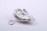 Heavy Boxing Glove Charm, Traditional Charm, Made from Solid 925 Grade Sterling Silver, Complete with Attachment Link