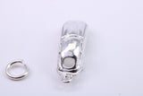 E Type Jaguar Car Charm, Traditional Charm, Made from Solid 925 Grade Sterling Silver, Complete with Attachment Link