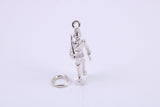Royal Guard Charm, Traditional Charm, Made from Solid 925 Grade Sterling Silver, Complete with Attachment Link